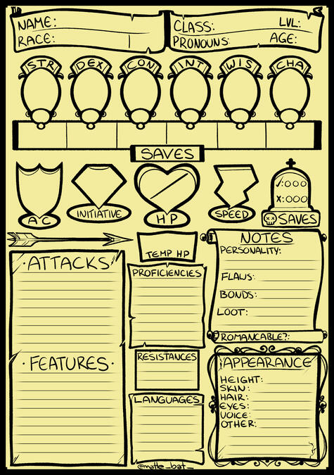 Character Sheet
